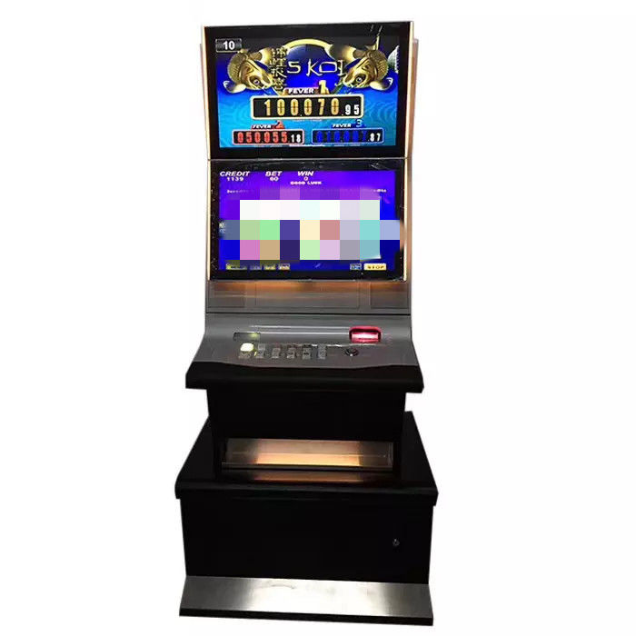 Cor preta prática multilingue de Arcade Fishing Game Machine Sturdy